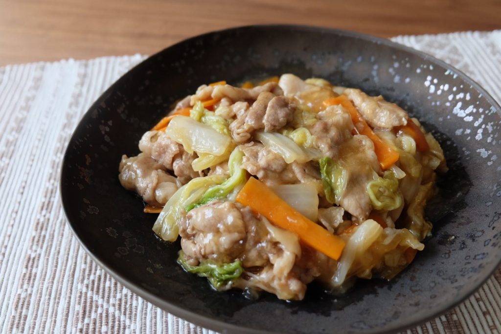 とろーり豚肉と白菜のポン酢煮