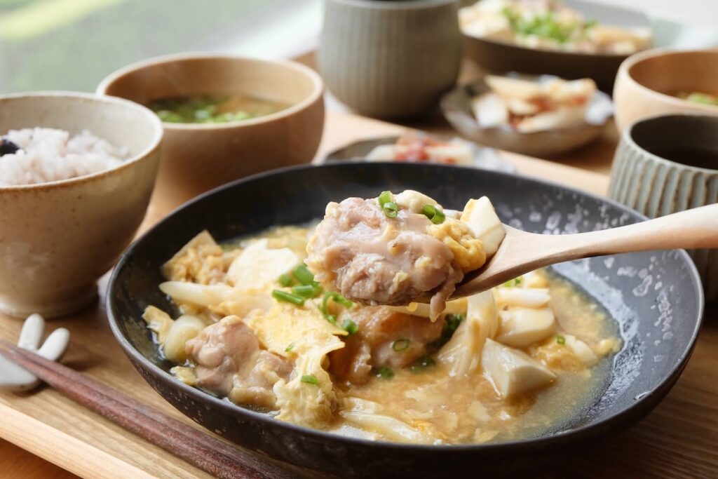 鶏肉と豆腐の卵とじ【平日の時短ごはん】