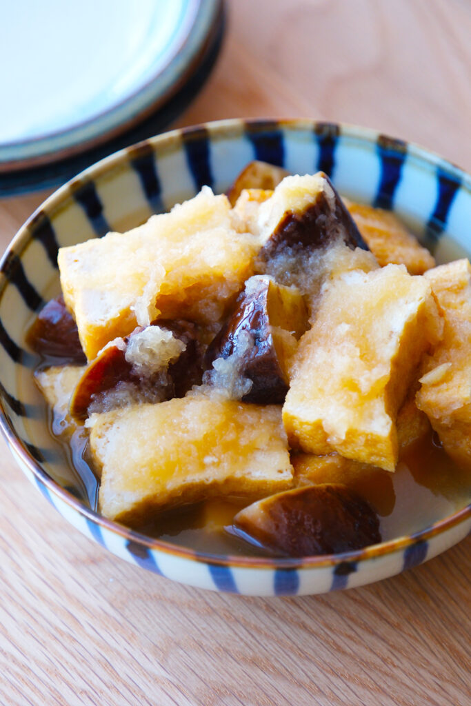 厚揚げと茄子のみぞれ煮