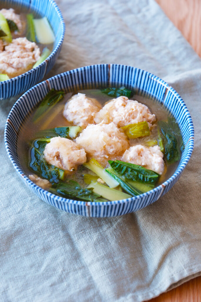 鶏だんごのおろしポン酢煮【平日の時短ごはんレシピ】