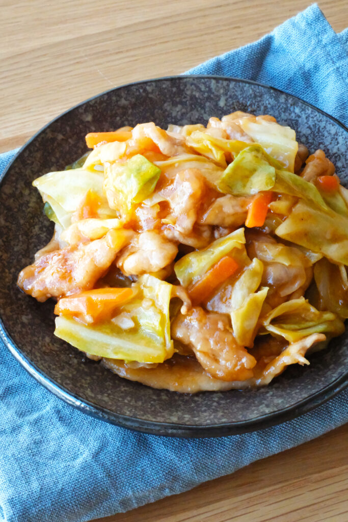 包丁いらず♪豚こまとカット野菜の節約酢豚