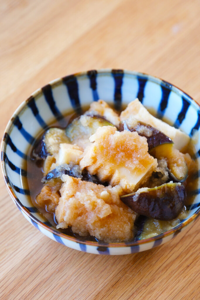 厚揚げとなすのみぞれ煮