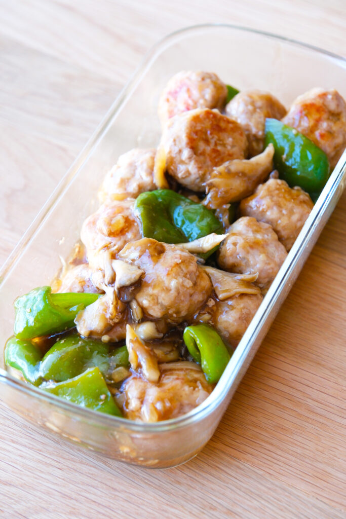 野菜がとれる甘酢肉団子【平日の時短ごはんレシピ】