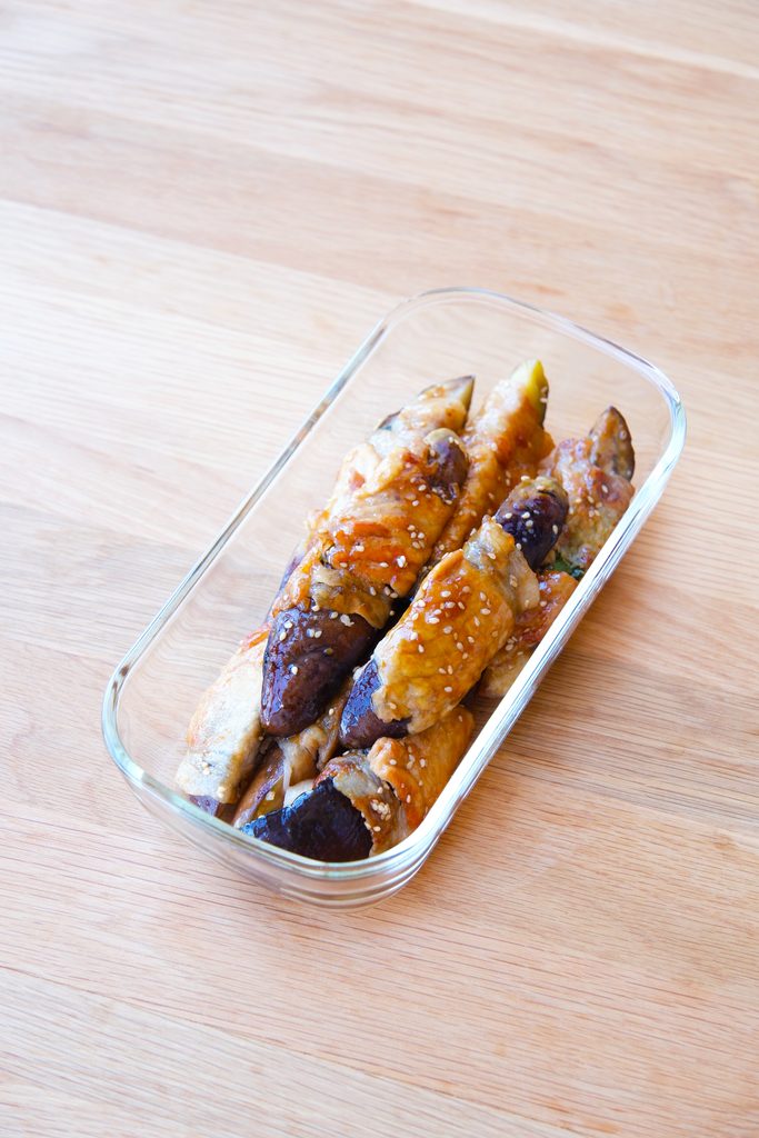 なすの青じそ肉巻き★